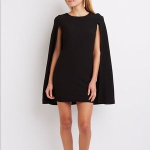 Black body con cape dress